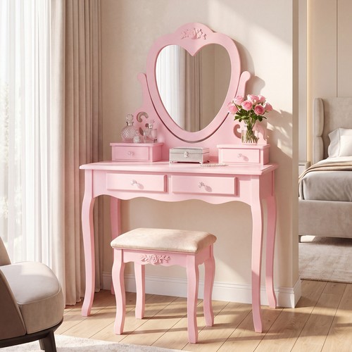 Dressing table with heart - with,
