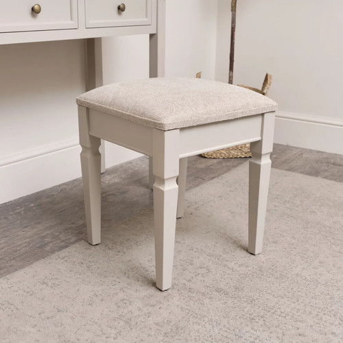 Grey cushioned dressing - dressing, table