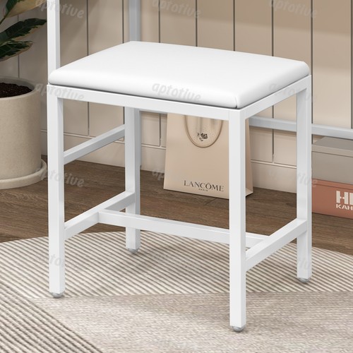 Padded vanity dressing stool - padded,
