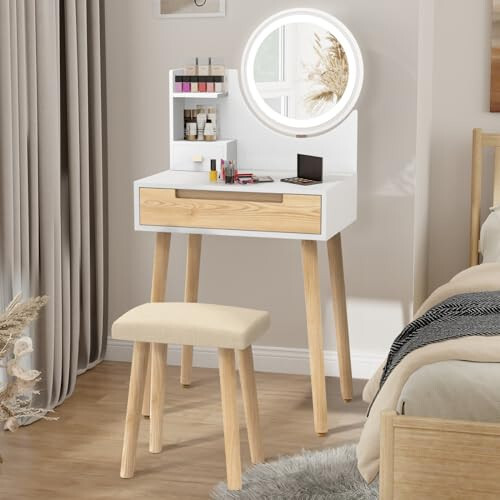 Vanity table set dressing - set, desk