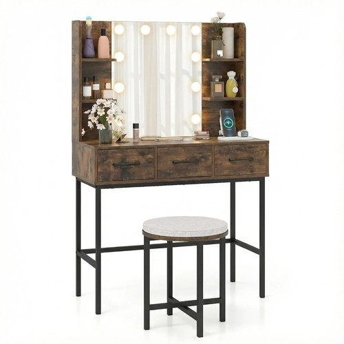 Costway makeup dressing table - costway,